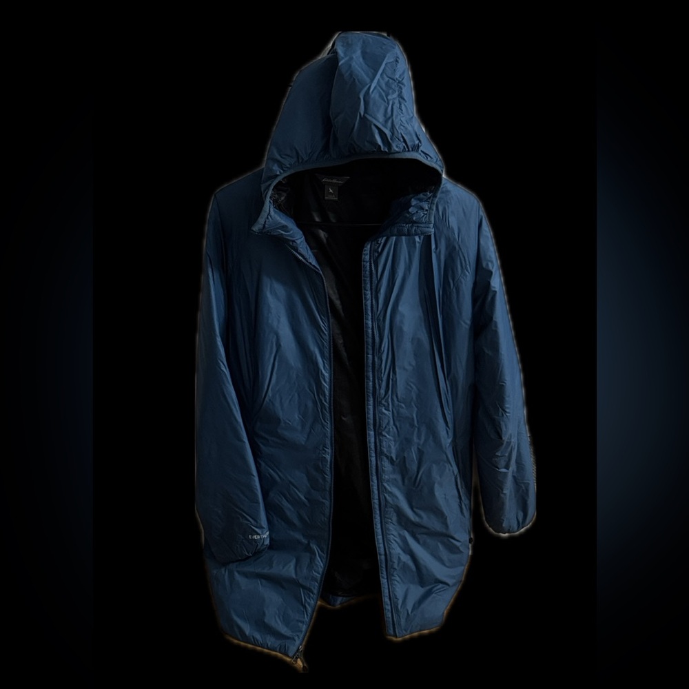 Eddie Bauer Blue Hooded Jacket